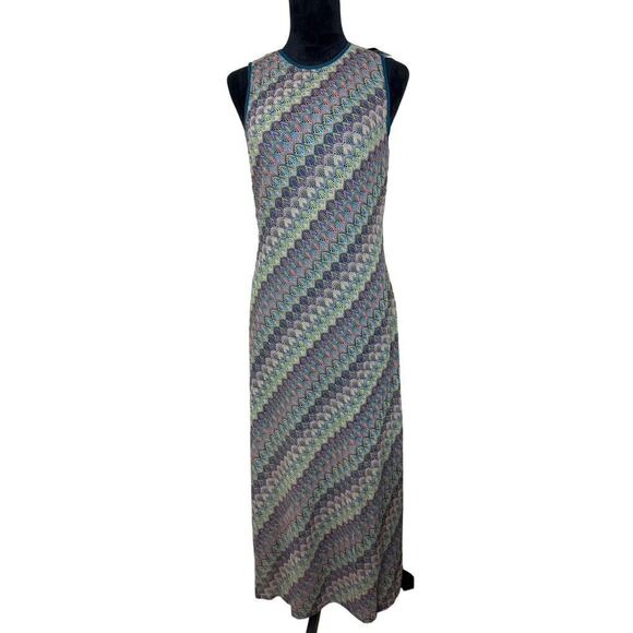 Donna Morgan Dresses & Skirts - Donna Morgan Blue Multi Dress With Mini Under Dress